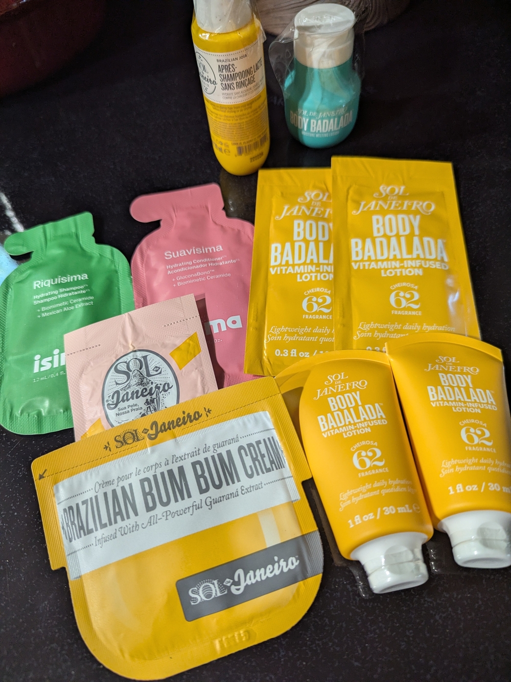 Sol de Janeiro Yellow & Pink Body Badalada Lotion & Bum Cream Sampler Pack